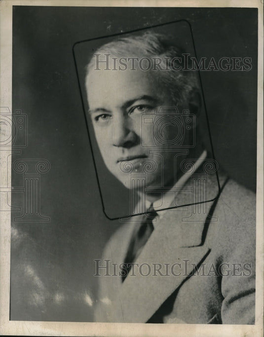 1944 Press Photo RE Shoub president Assoc Public Utilities Corp - Historic Images