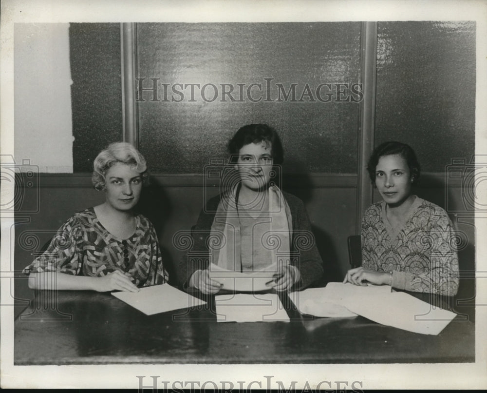 1933 Women meet for prevention of blindness in New York - Historic Images