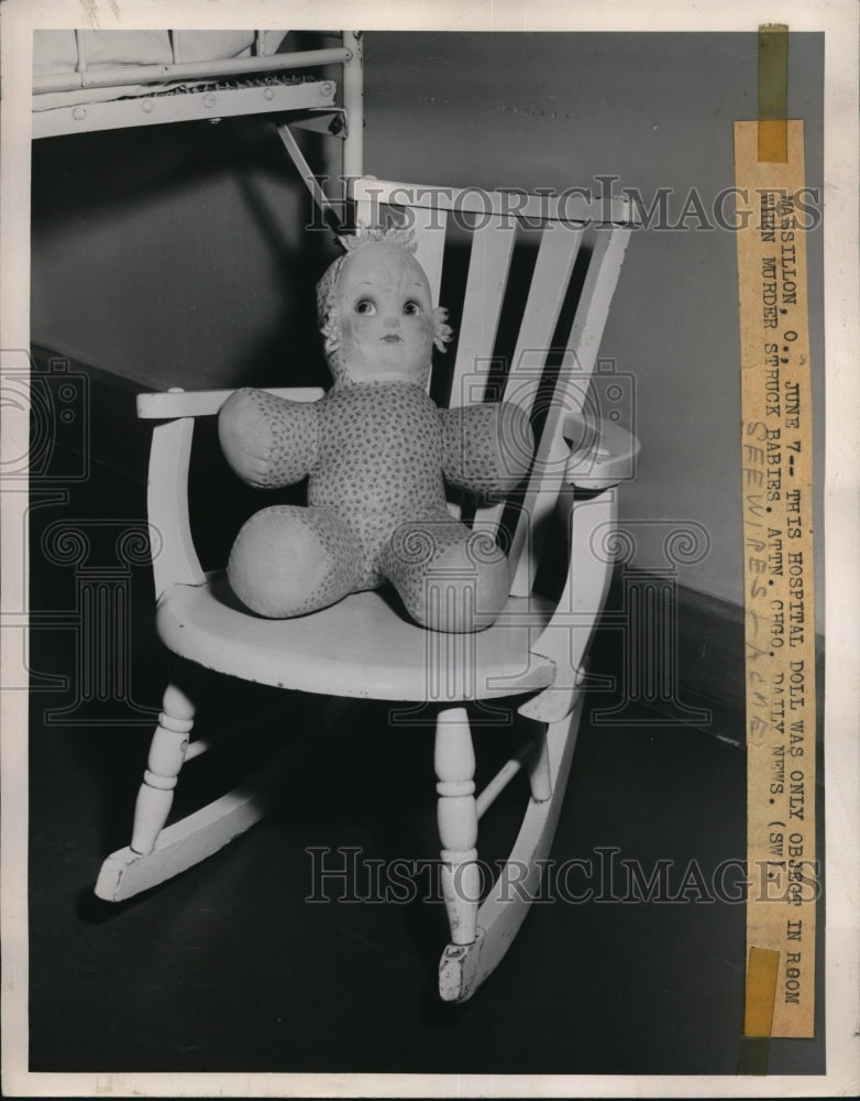 1947 Hospital doll, a lifeless witness - Historic Images