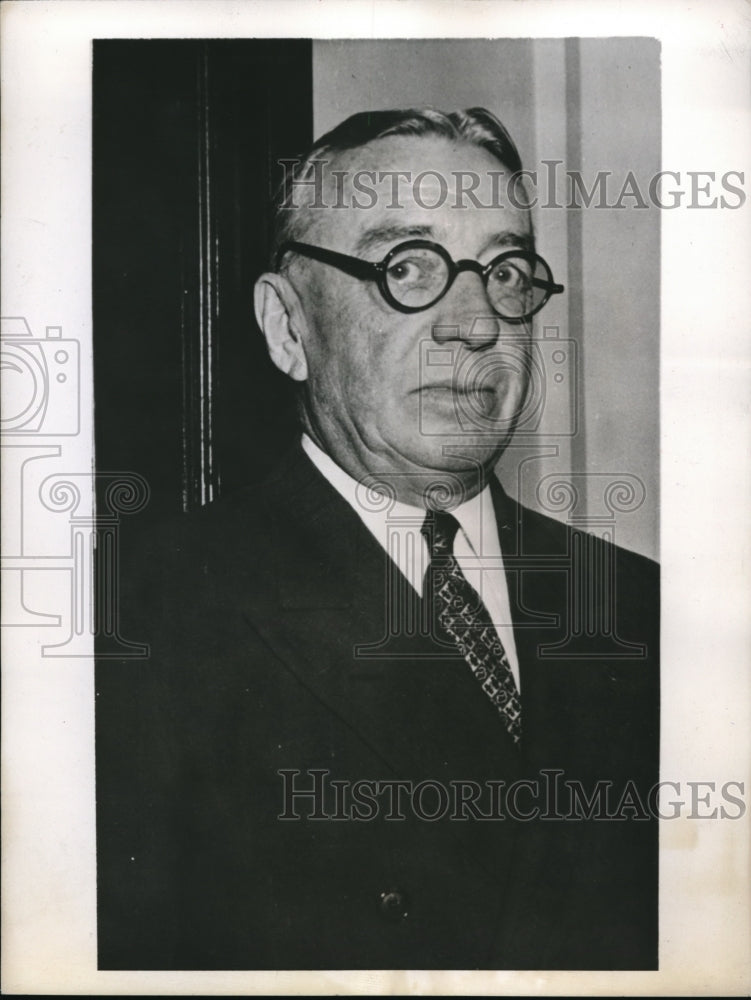 1944 Press Photo Albany NY Supreme Court Justice Gilbert V Schenck - Historic Images