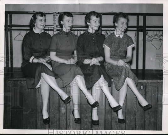 1958 Press Photo Four coeds from the same family - Historic Images