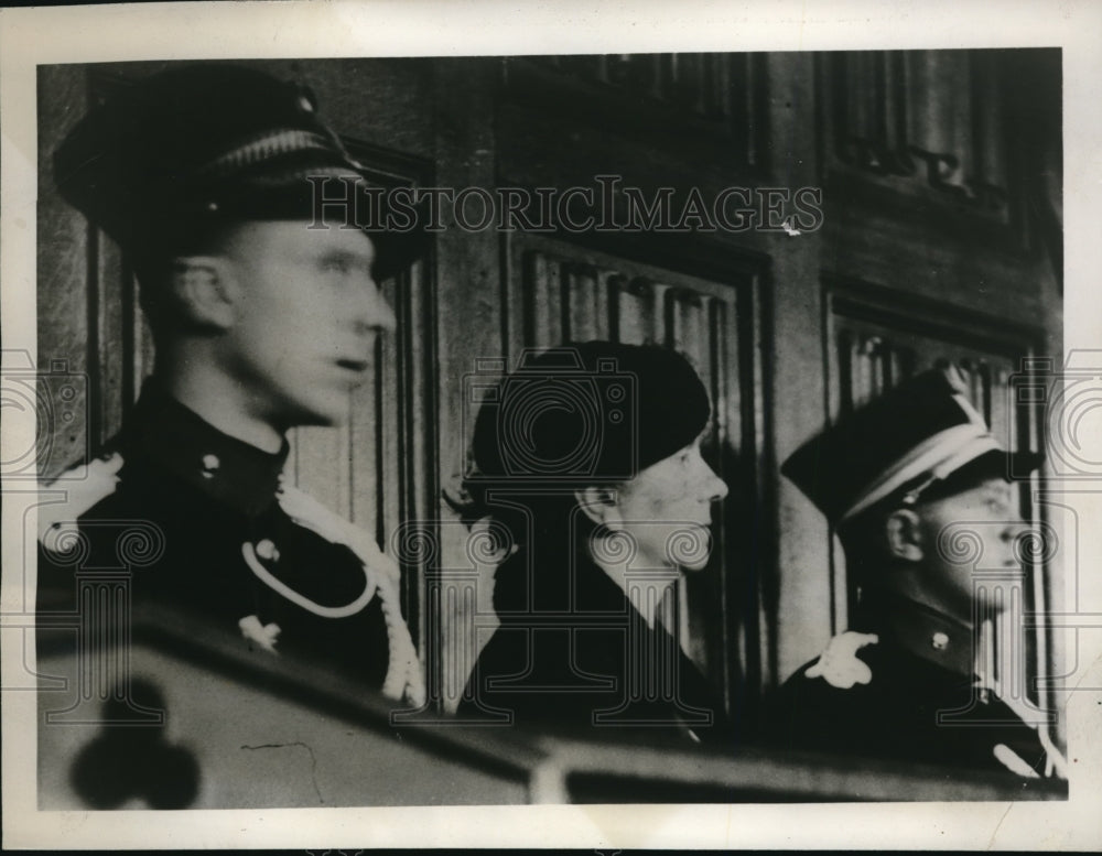 1938 Press Photo MME Marie Becker on trial at Belgium accused of murder - Historic Images