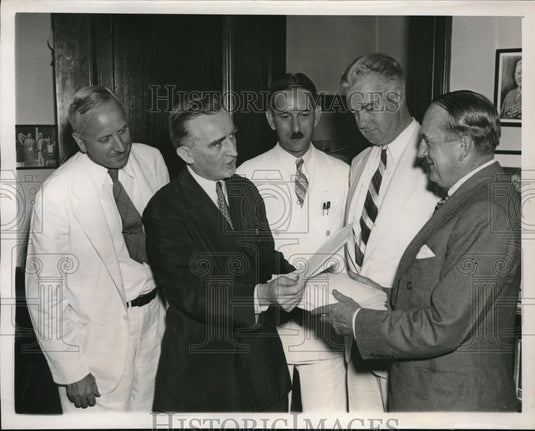1939 Press Photo American Petroleum Institute Joseph O'Mahoney Arthur Himbert - Historic Images