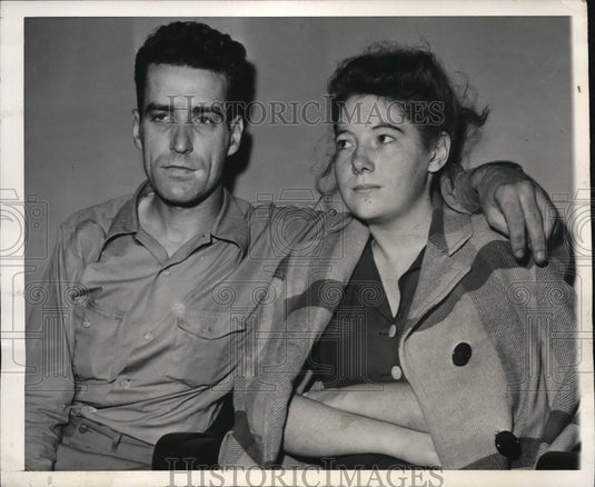 1943 Press Photo Hartzell William Lemons Warren Westrope St Louis Missouri Trial - Historic Images