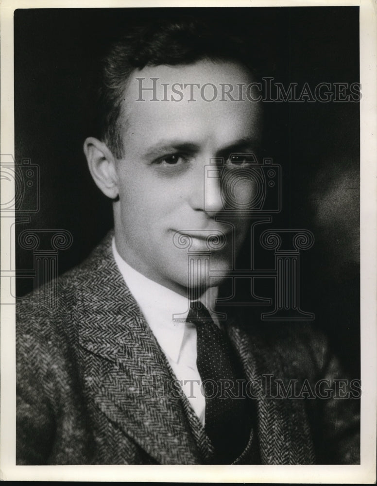 1941 Press Photo Portrait of Fred C. Baldwin - nec97191 - Historic Images