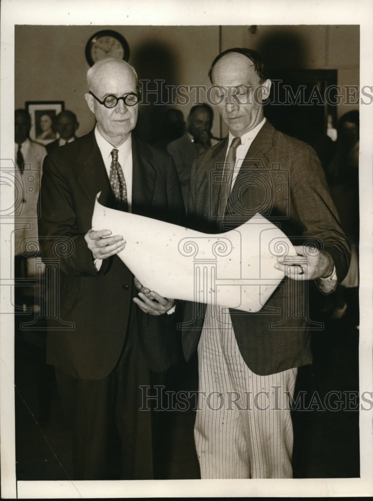 1934 Press Photo The oath taking of the New Federal Trade Com. Hon. W. Ayres - Historic Images