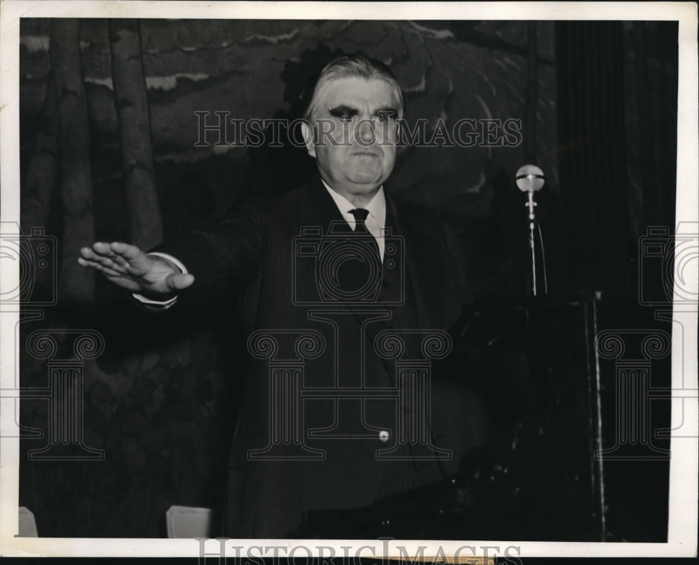 1941 Press Photo John Lewis United Mine Workers Organization President - Historic Images