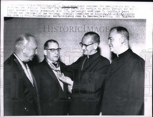 1962 Detroit Charles Kellstadt Sears Roebuck & Co,JT Griffin, - Historic Images