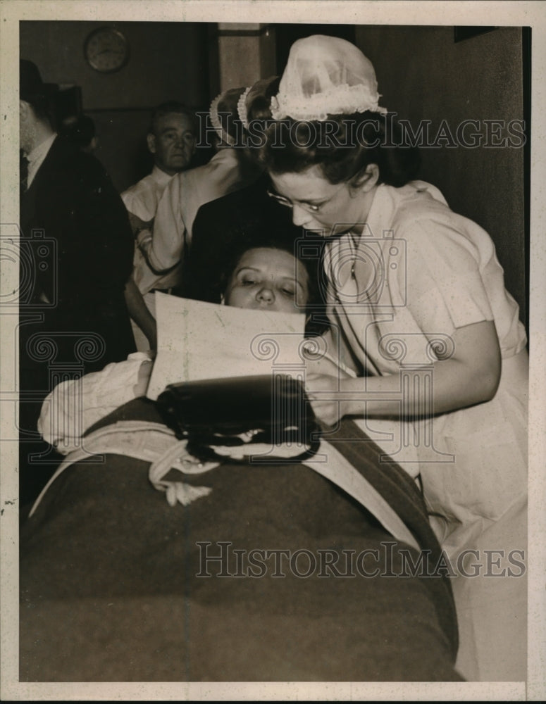 1939 Press Photo Sarah Di Maggio at Queens General Hospital in NY - nec98212 - Historic Images