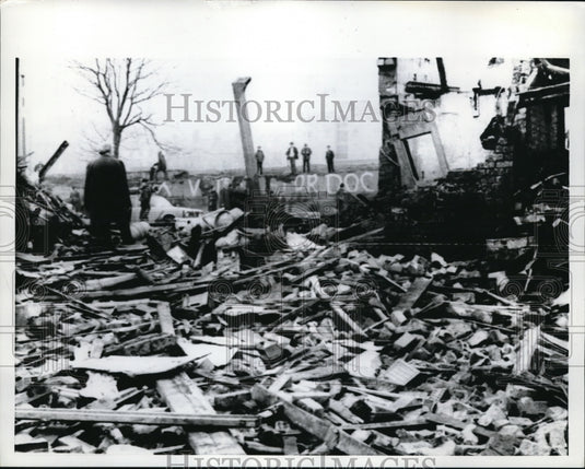 1971 Press Photo Explosion Levels McGurk's Pub in Belfast - nec98259 - Historic Images