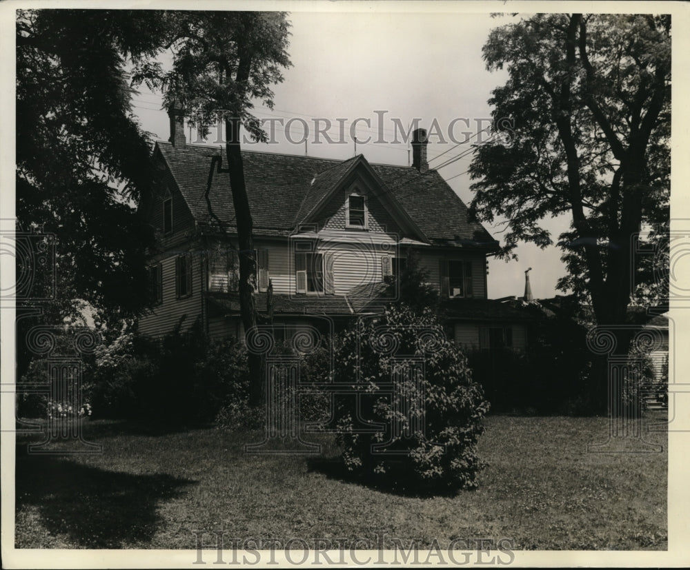 1938 Press Photo Farm House on Nelson R. Peet Farmstead in Webster, New York-Historic Images