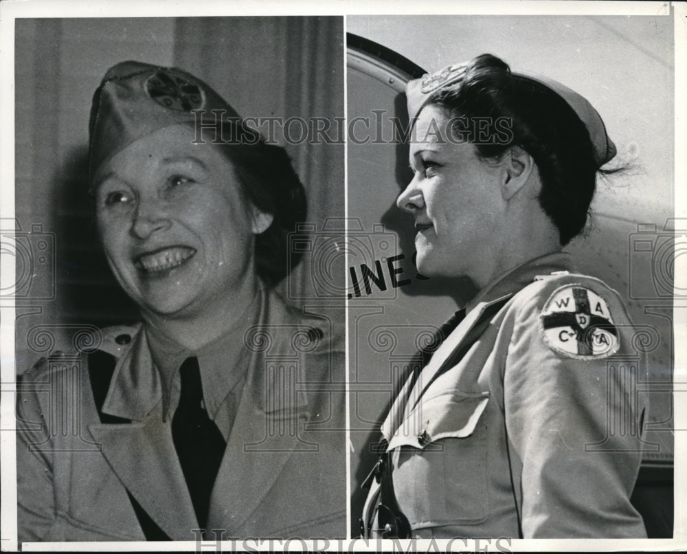 1942 Press Photo Comdr Dorothy Bell dismissal &amp; Comdr Victoria Brown appointment - Historic Images