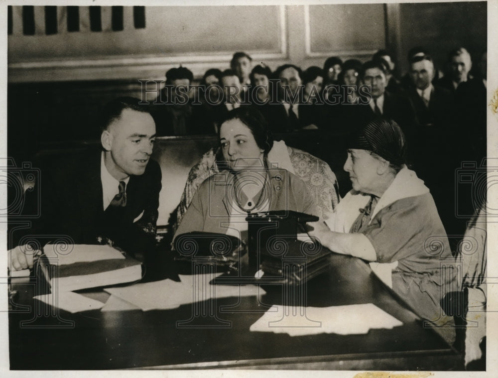 1932 Press Photo Heiress Helen Morgan on Trial for Murder of Leslie Casteel - Historic Images