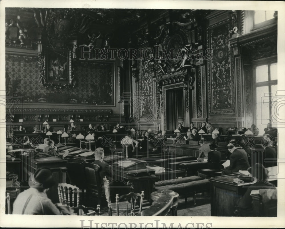 1936 The hall during the Congress of International Law Association - Historic Images