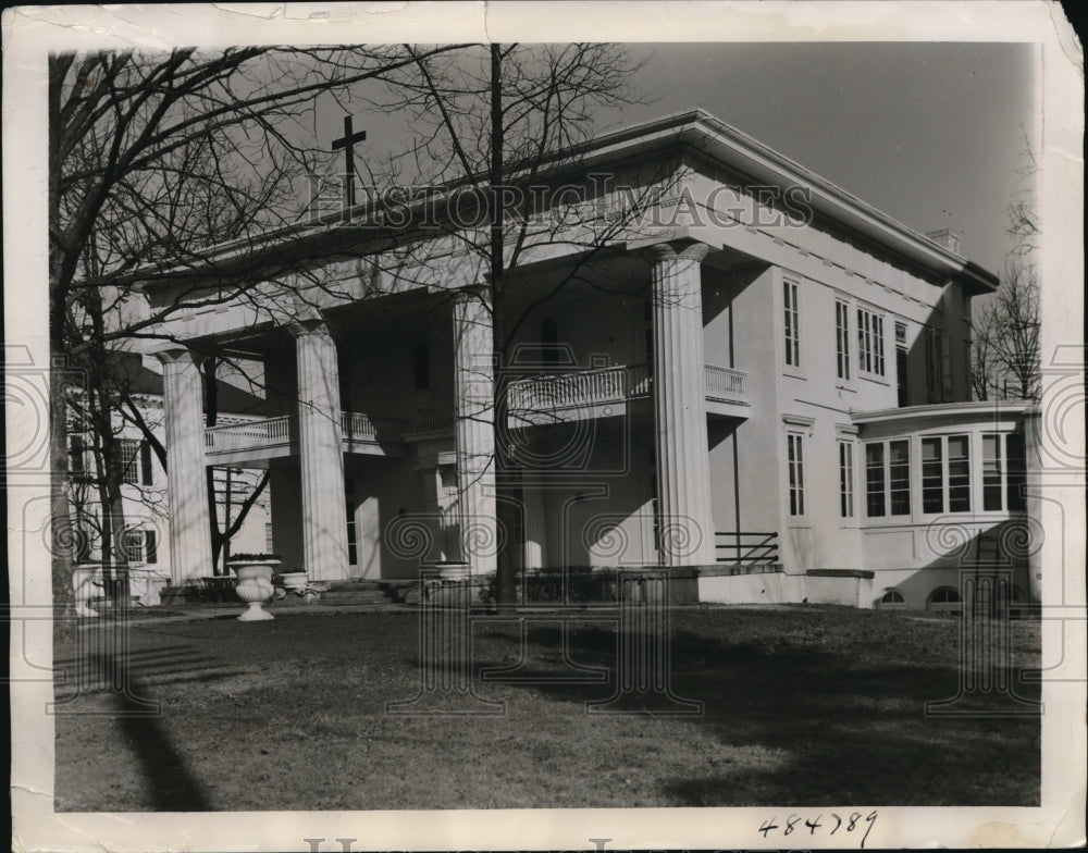 1939 Press Photo Rectory of Catholic Cathedral of Christ the King at Atlanta, Ga - Historic Images