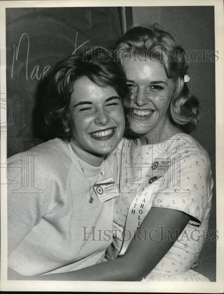 1962 Press Photo Sandra Clardy, nominated for pres, Federalist Party ticket - Historic Images