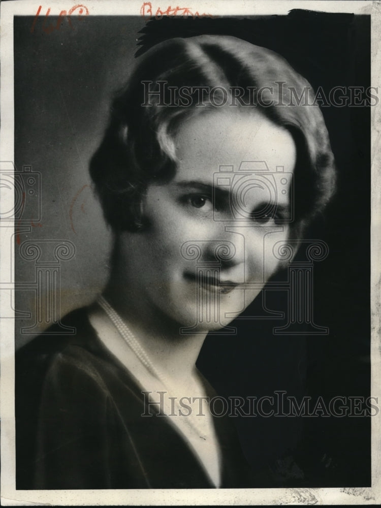 1931 Press Photo Helen Manning of Newton Ipwa Univ of Iowa beauty Queen-Historic Images