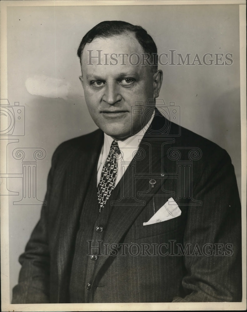 1929 Press Photo Paul Am Martin attending the ANPA Convention at the Waldorf - Historic Images