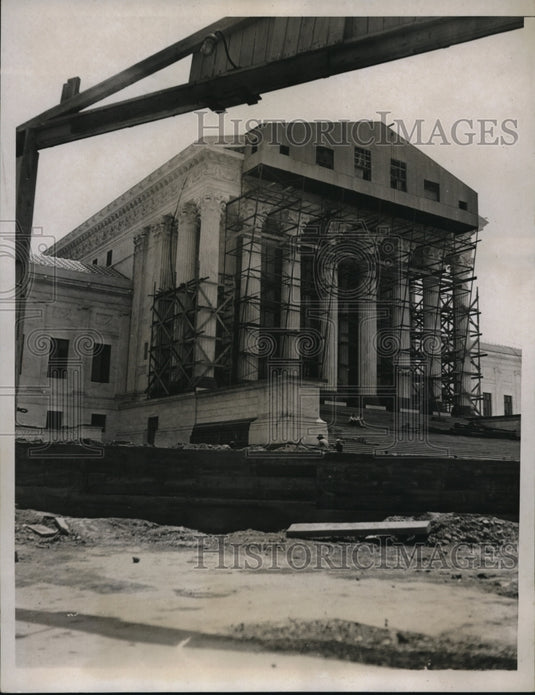 1934 Press Photo The almost complete construction at Washington - Historic Images
