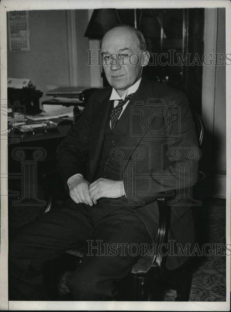 1934 Press Photo Honorable H.B Lees-Smith British Police Authority Studies - Historic Images