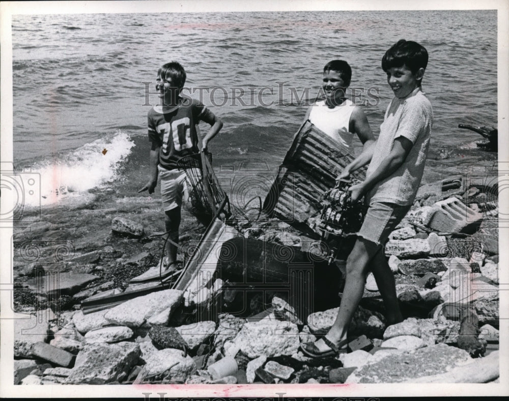 1970 Press Photo The Winward boys are Sukys, Schmid and Freeman-Historic Images