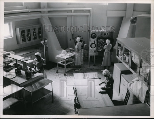 1956 The Central Supply Room & Sterling Area at the Mac Donald House - Historic Images
