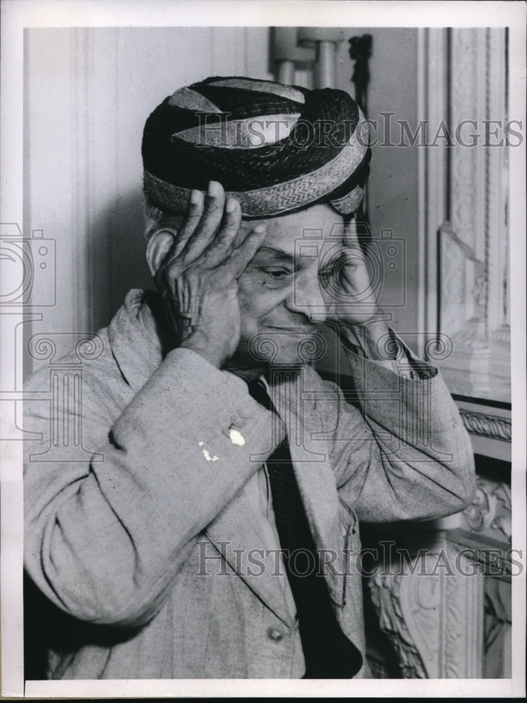 1949 London England Sir Diwan T Vijayaraghavacharya of India - Historic Images