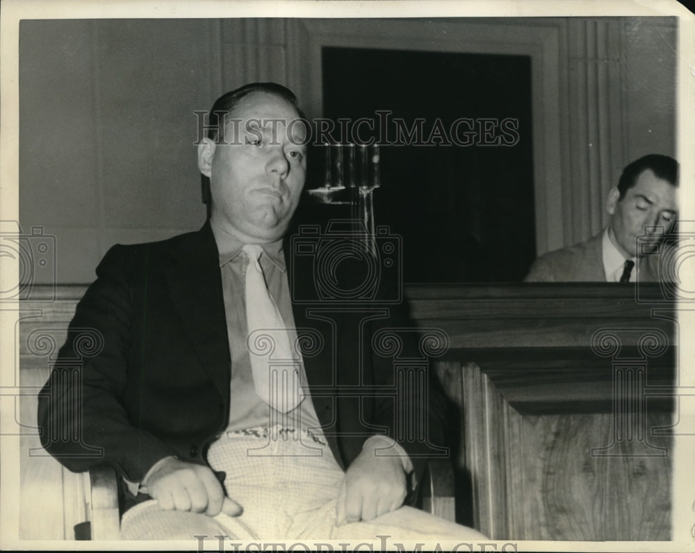 1937 Press Photo Joseph Barnick testified to the court of Michigan - Historic Images