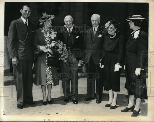 1939 Press Photo Washington DC Frederick Ingrid Denmark Royalty Wadsted - Historic Images