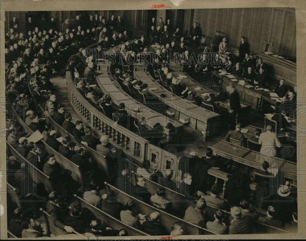 1933 Media Photo The Council Chamber from a side top view - Historic Images