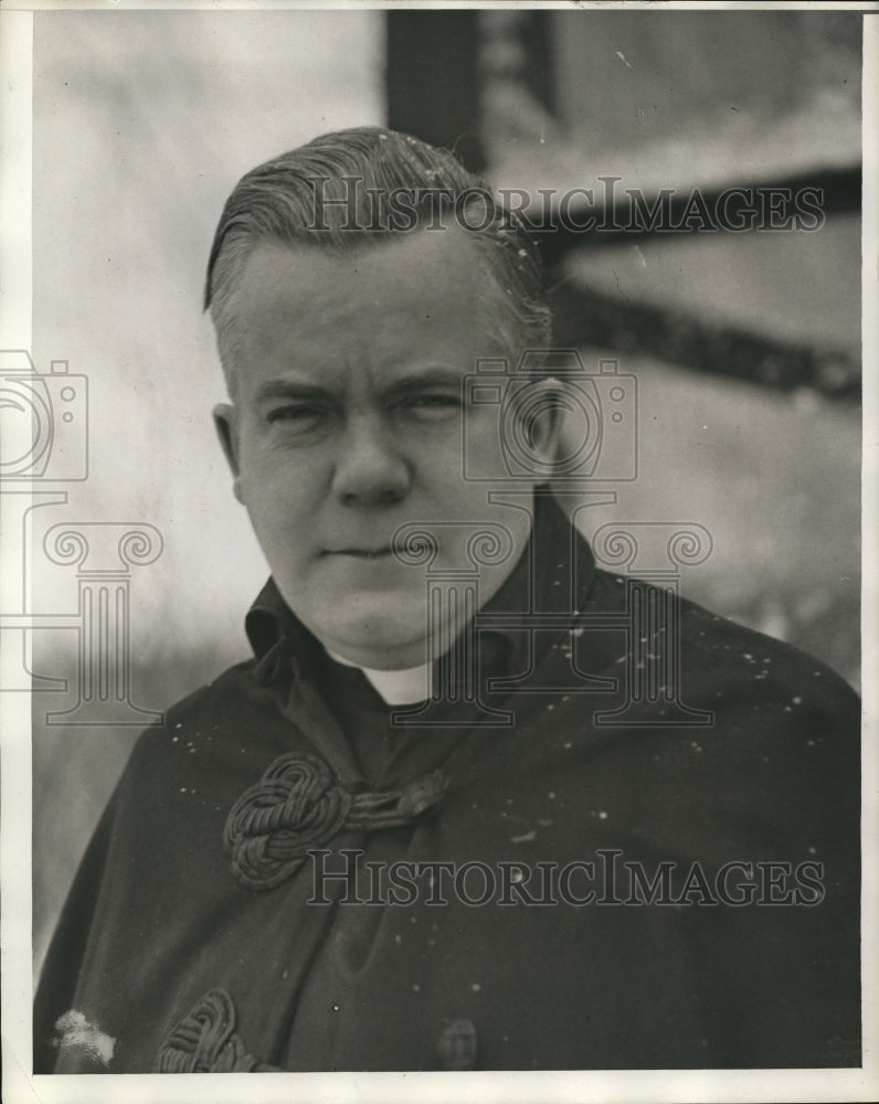 1930 Press Photo Rev. R.J. Patterson of St. Christopher&#39;s Church Cleveland - Historic Images