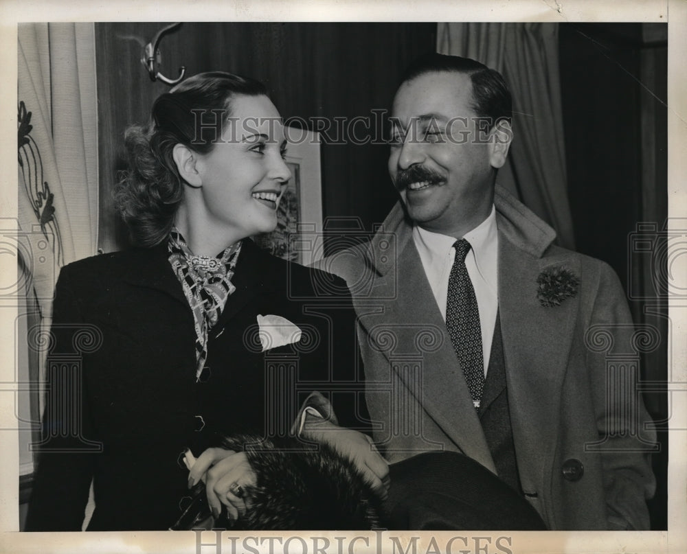 1939 Press Photo Jill Lee of Surry rushed here to marry Harry Irvin Squires - Historic Images