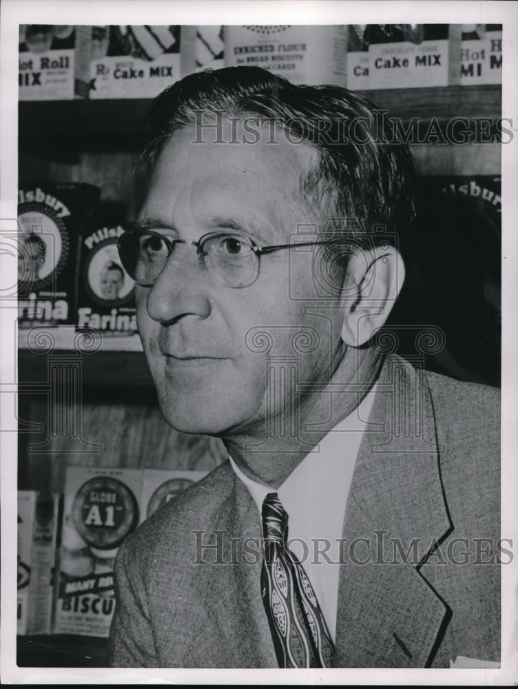 1953 Press Photo Paul S. Gerot President Of Pillsbury Mills - Historic Images