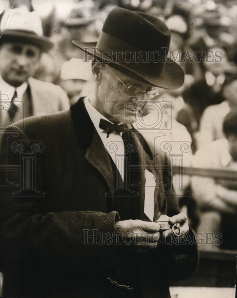 1928 Press Photo Col George C Edwards at Univ of Calif - Historic Images