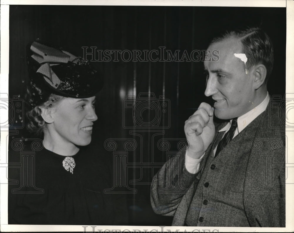 1931 Press Photo Mr. and Mrs. Mikhail Gornin as Jury Selection Begins-Historic Images