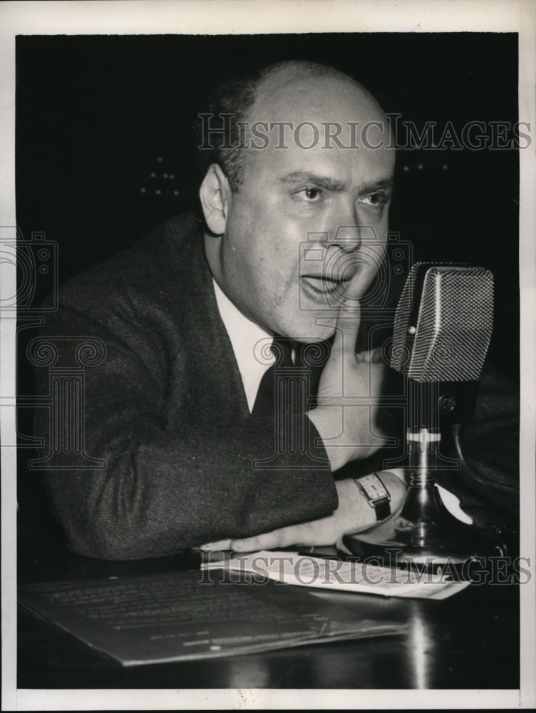 1939 Press Photo Philip Phillips of National Labor Relations Board testifying - Historic Images