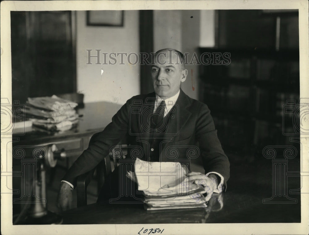 1929 Press Photo WG Campbell director of Regulatory Work USDA - Historic Images