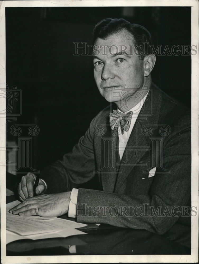 1934 Press Photo Robert H. Jackson at Washington as New Internal Revenue Counsel - Historic Images