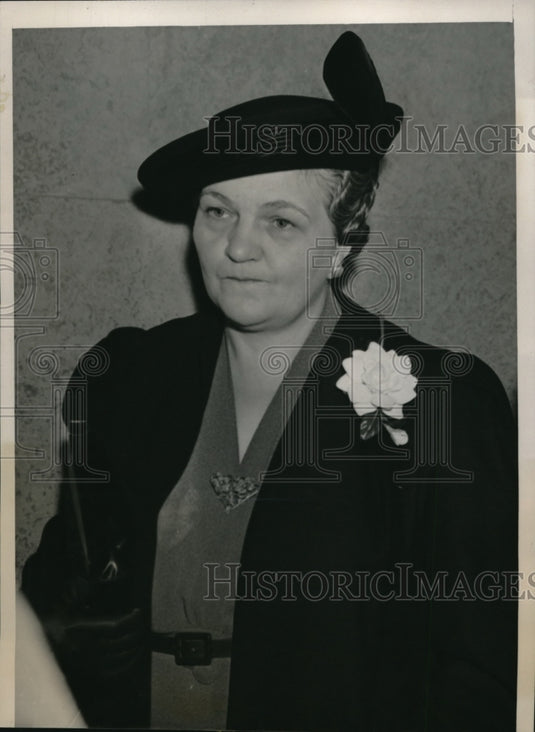 1938 Press Photo Elizabeth Boehme Will Testify For Son-In-Law - Historic Images