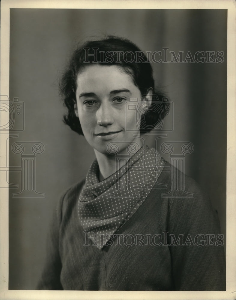 1934 Press Photo Julia D. Ball - Historic Images