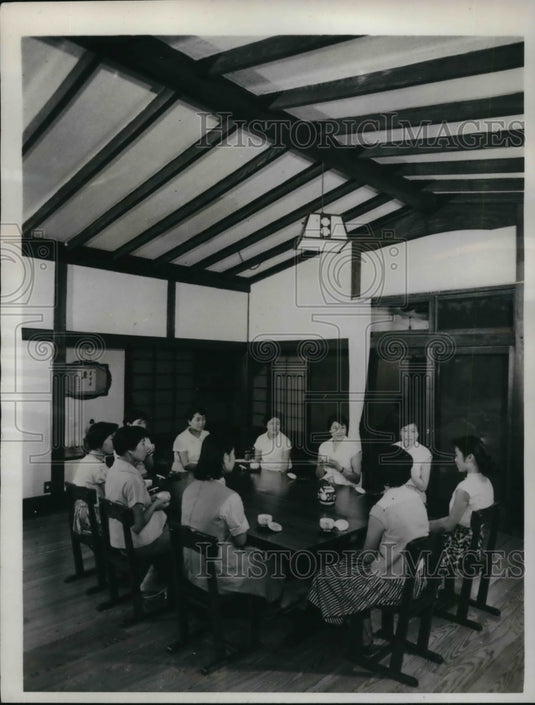 1961 Press Photo Anjo Textile Mill of Kurashiki Spinning Co - Historic Images