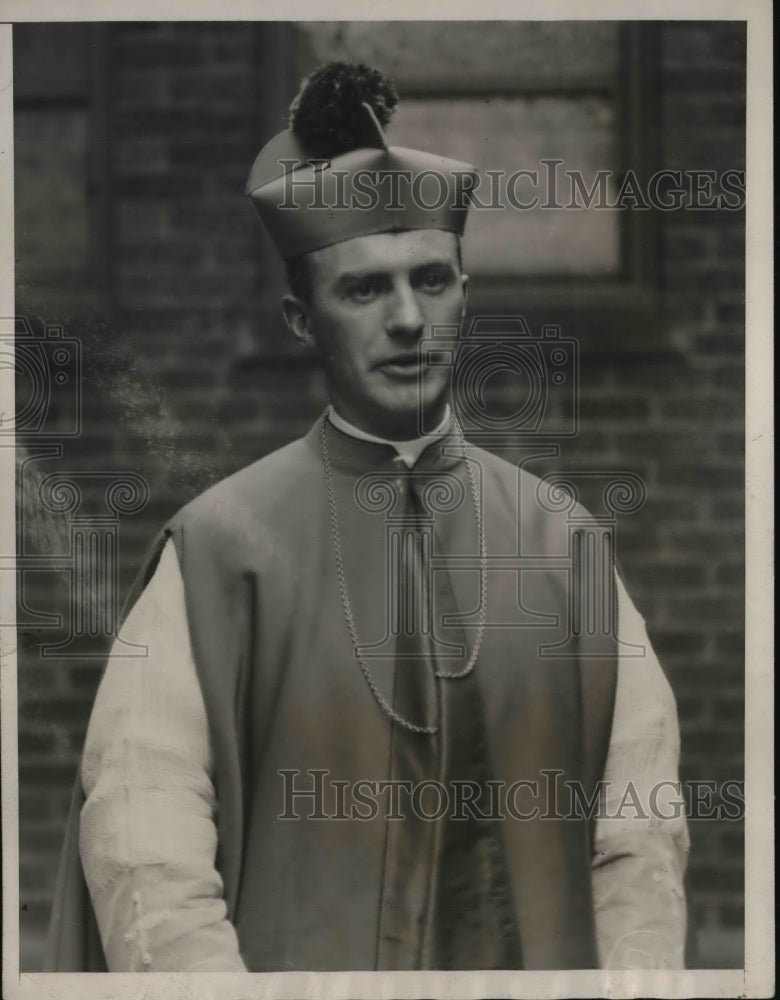 1929 Press Photo Rev. Dr. Gereld P. O'Hara Auxiliary Bishop of Philadephia - Historic Images