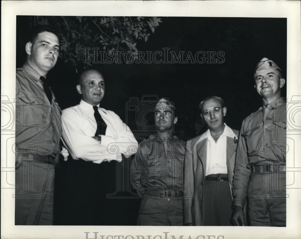 1941 Press Photo Fletcher Henderson, Capt. J.H. Engelbrecht and Jack Naples - Historic Images