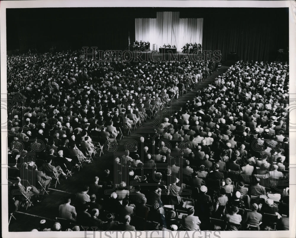 1955 General Electric Co 63rd annual meeting in Schenectady, NY, - Historic Images