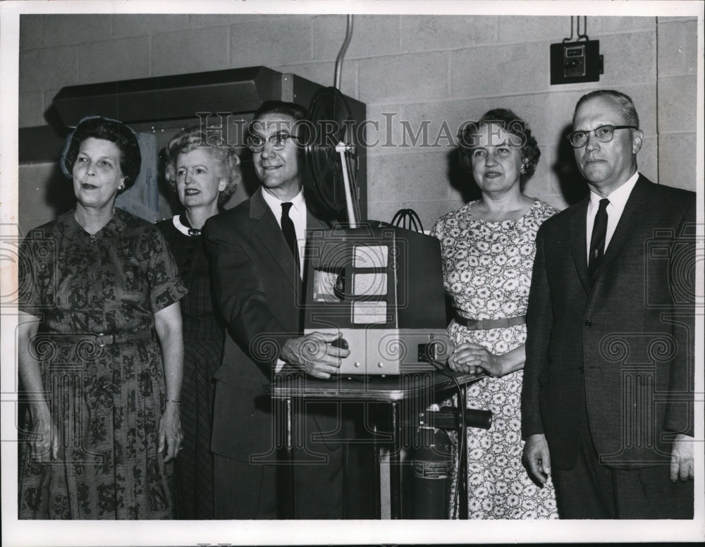 1962 Press Photo F. Slutz, I. Schaenfelt, R. Boyer, H. Kopper &amp; R.C. Ray - Historic Images