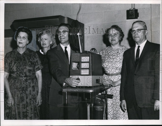 1962 Press Photo F. Slutz, I. Schaenfelt, R. Boyer, H. Kopper & R.C. Ray - Historic Images