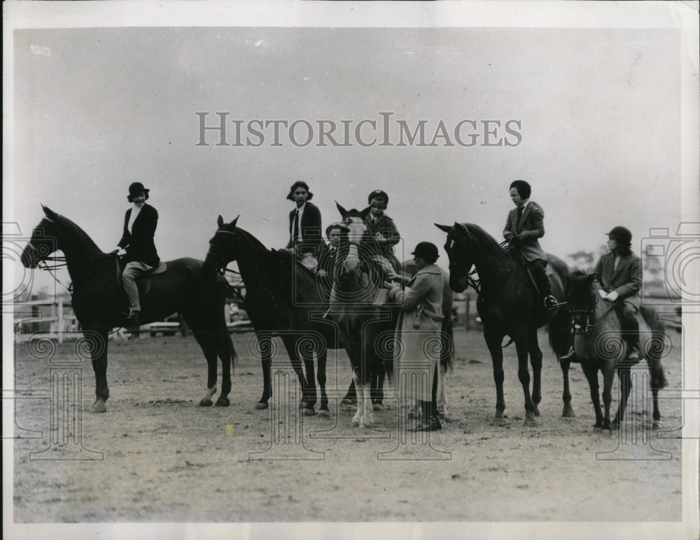 1934 Press Photo Patricia Royse, daughter of Major and Mrs F Royce of Ft Bragg - Historic Images