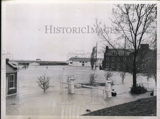 1937 Press Photo With the Potomoc River having risen 6 feet in last 2 days All - Historic Images
