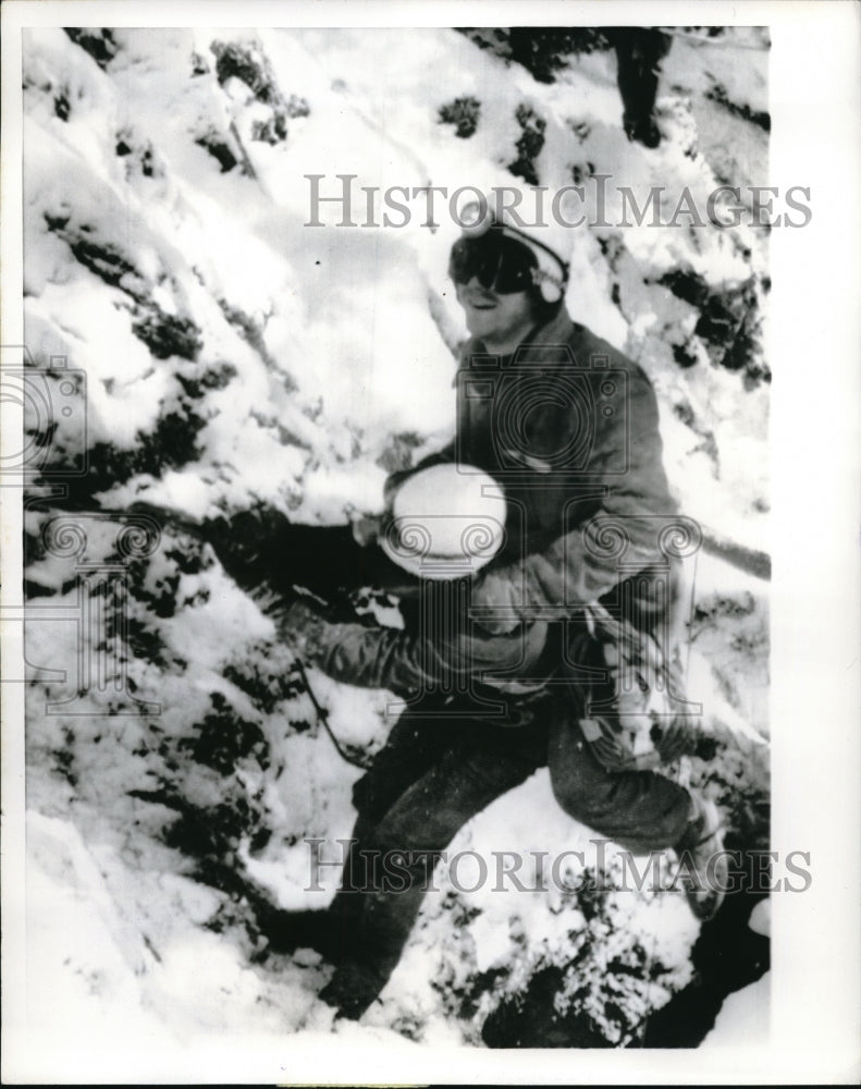 1966 Press Photo French speleologist,  Jean-Pierre Mairetet, - Historic Images