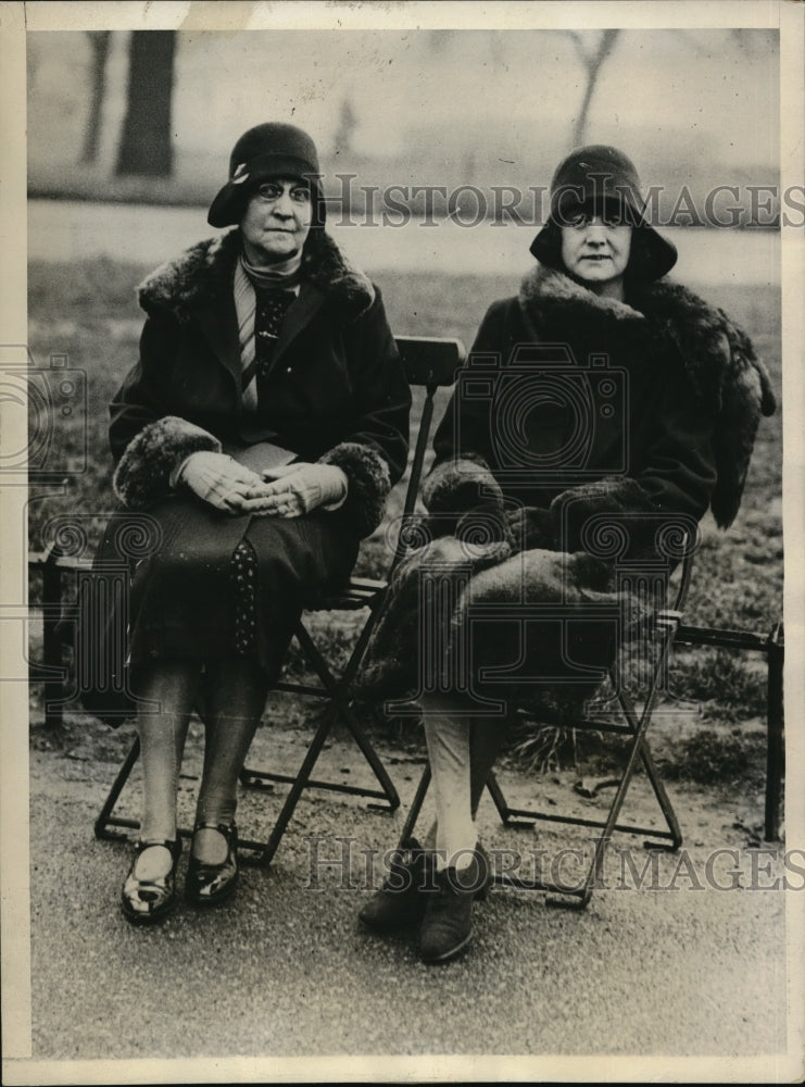 1930 Press Photo The Duchess of Leinster with her aunt Mrs. L. Veillard-Historic Images